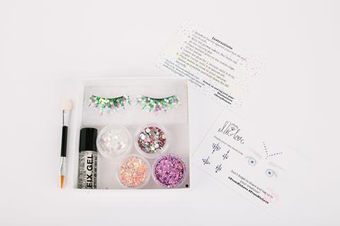 Notonthehighstreet glitter face pack
